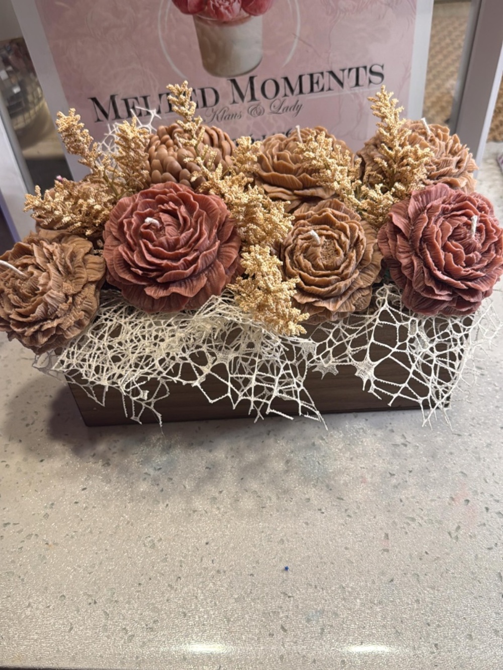 Mocha Rose Luxe Arrangement - Picture 2 of 3